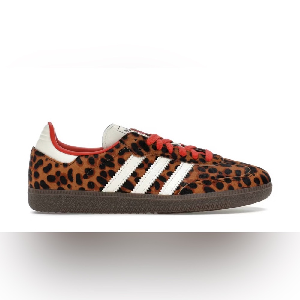 Adidas Samba OG Red Leopard